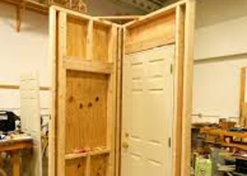 Handyman in Vancouver providing door repair services.